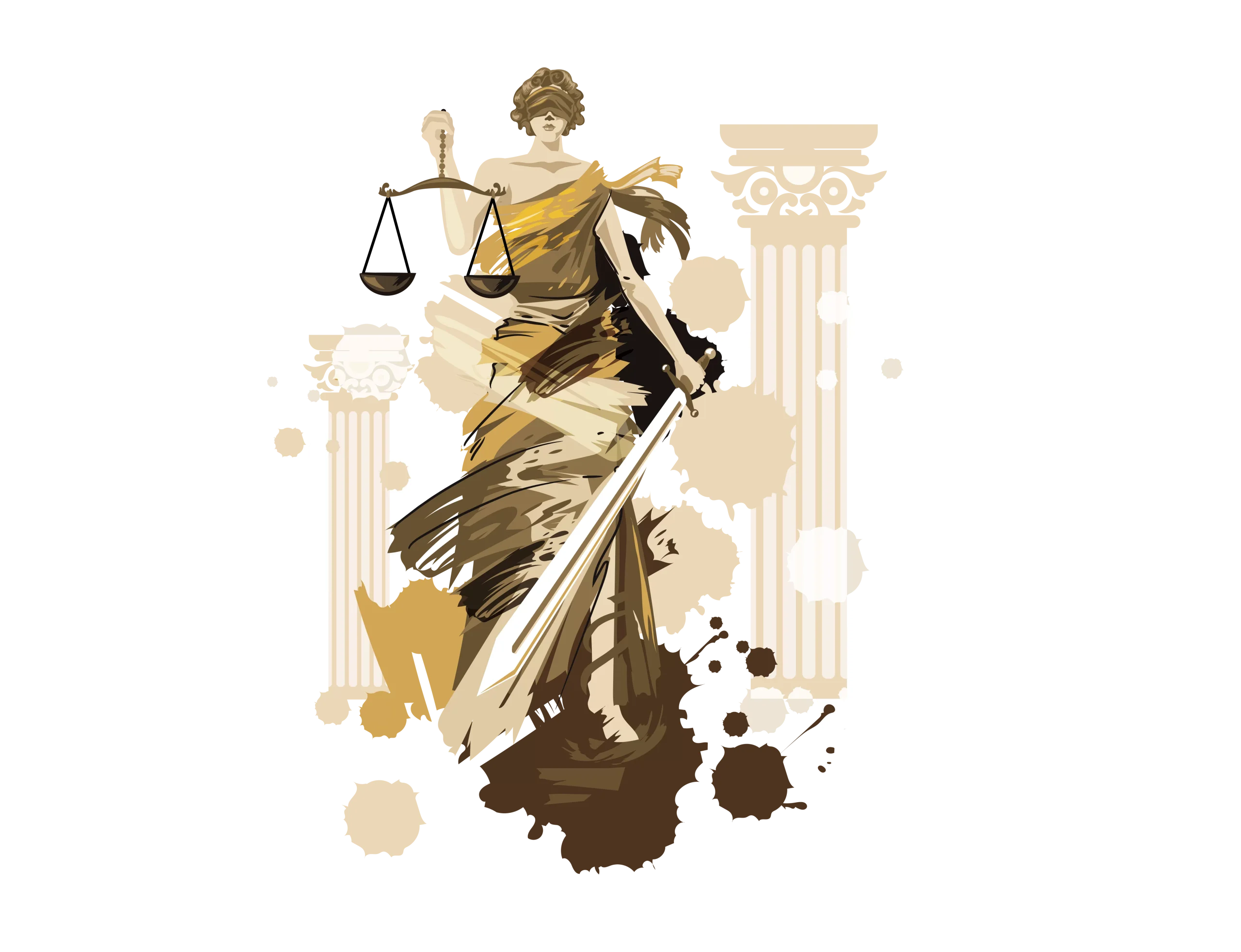 Simbol al justiției și al serviciilor juridice Pepa Legal